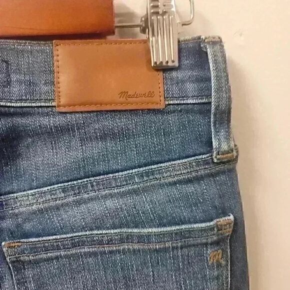 Madewell Slim Straight Distressed Jeans Size 24 - Picture 10 of 15